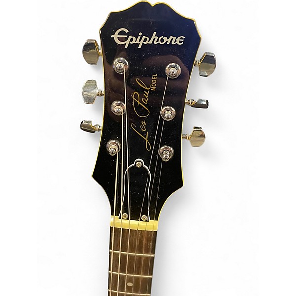 Used Epiphone LES PAUL MELODY MAKER YELLOW Solid Body Electric Guitar