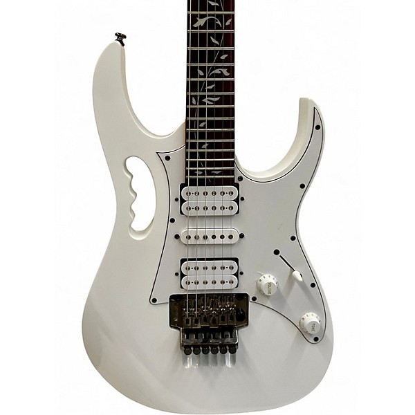 Used Ibanez JEMJR Arctic White Solid Body Electric Guitar