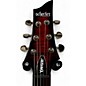 Used Schecter Guitar Research Demon 6 Trans Red Solid Body Electric Guitar