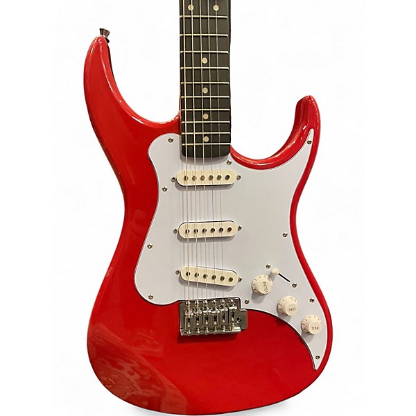 Used AXL S Style Red Solid Body Electric Guitar