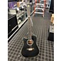 Used Vangoa VGE122L Flat Black Acoustic Electric Guitar thumbnail