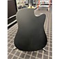 Used Vangoa VGE122L Flat Black Acoustic Electric Guitar