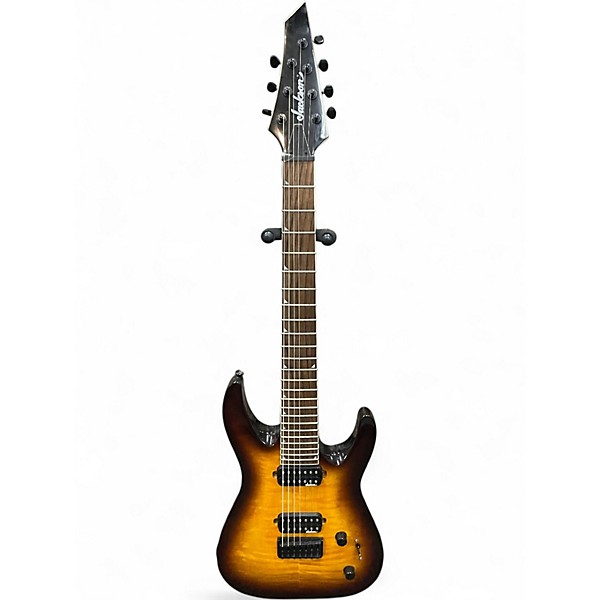 Used Jackson JS32 Dinky 2 Color Sunburst Solid Body Electric Guitar