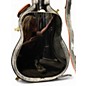 Used Epiphone Hummingbird Studio Black and Silver Acoustic Electric Guitar
