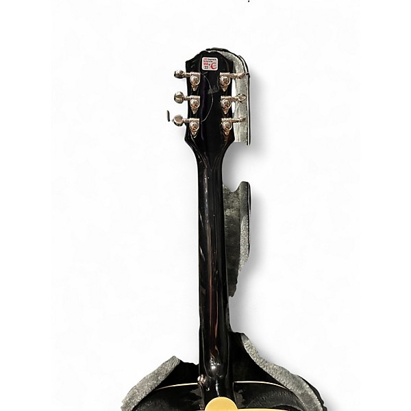 Used Epiphone Hummingbird Studio Black and Silver Acoustic Electric Guitar