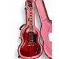 Used Epiphone Inspired by Gibson 61 Reissue SG Les Paul Satin Red Solid Body Electric Guitar thumbnail