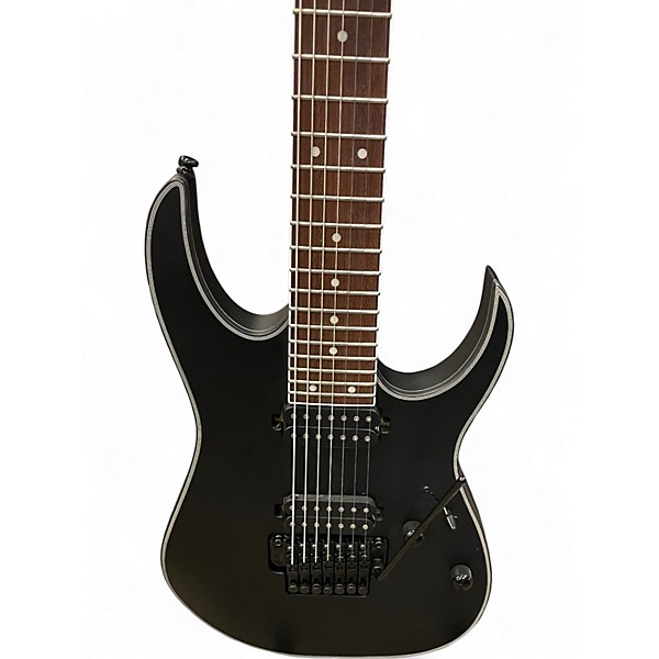 Used Ibanez RG7420EX 7 STRING BLACK Solid Body Electric Guitar