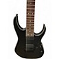 Used Ibanez RG7420EX 7 STRING BLACK Solid Body Electric Guitar