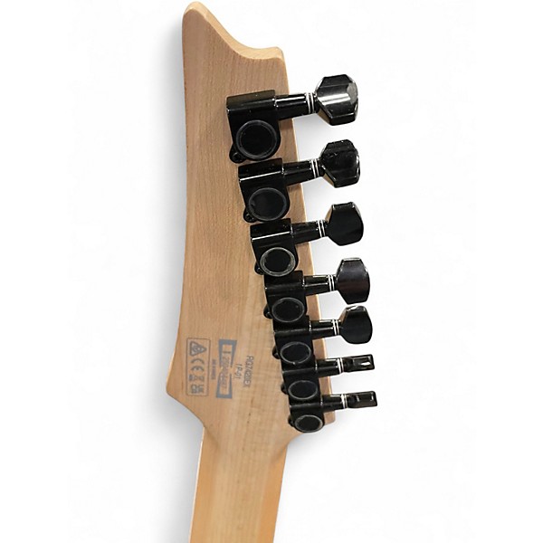 Used Ibanez RG7420EX 7 STRING BLACK Solid Body Electric Guitar