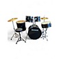 Used Ludwig 5 Piece BackBeat 5-Piece Drum Set With Hardware and Cymbals Black SPARKLE Drum Kit thumbnail