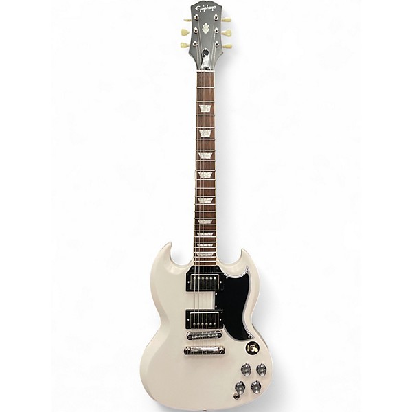 Used Epiphone 1961 LES PAUL SG STANDARD WHITE Solid Body Electric Guitar