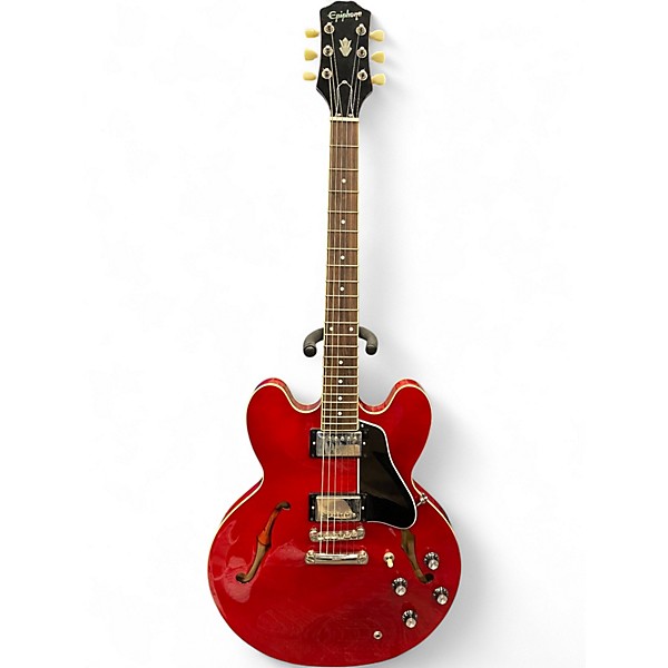 Used Epiphone ES355 Cherry Hollow Body Electric Guitar