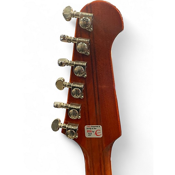 Used Epiphone Firebird Studio Vintage Sunburst Solid Body Electric Guitar