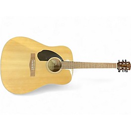 Used Fender CD-60S LH Natural Acoustic Guitar