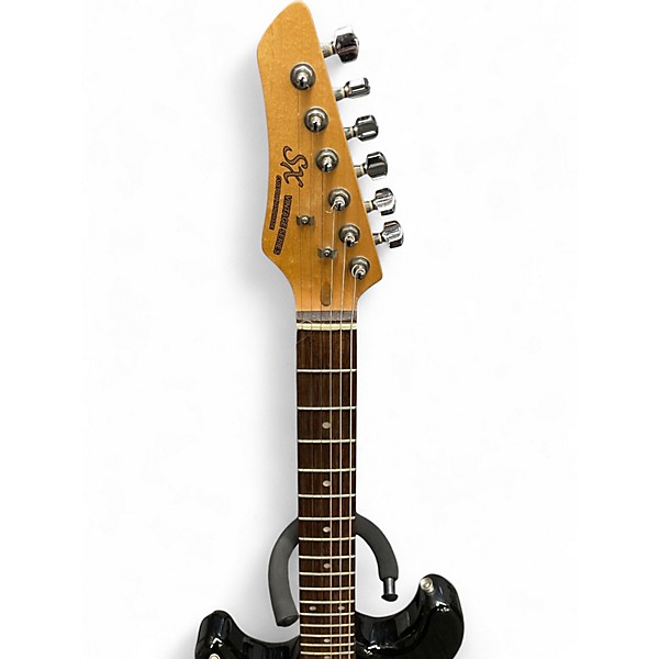 Used SX Vintage Series LH Black Solid Body Electric Guitar
