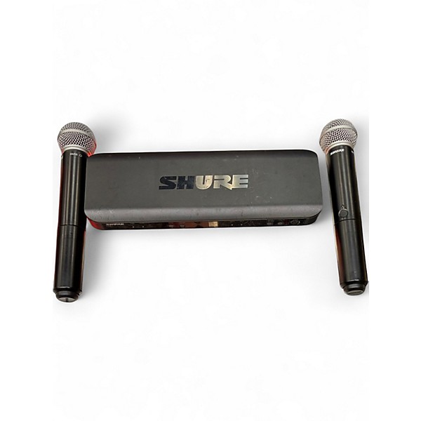 Used Shure BLX88 SM58 DUAL Handheld Wireless System