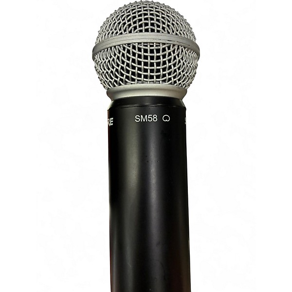 Used Shure BLX88 SM58 DUAL Handheld Wireless System