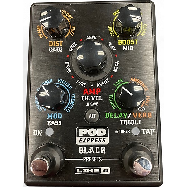 Used Line 6 POD EXPRESS BLACK Effect Processor