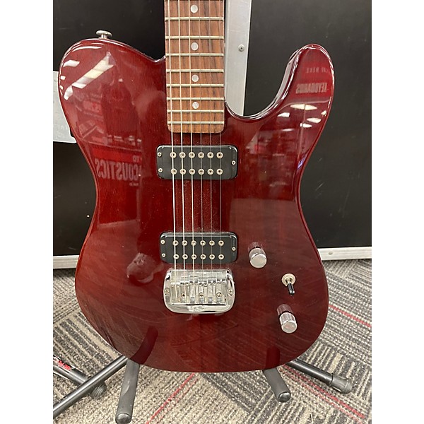 Used G&L 25th Anniversary ASAT Signed by George Fullerton Trans Red Solid Body Electric Guitar