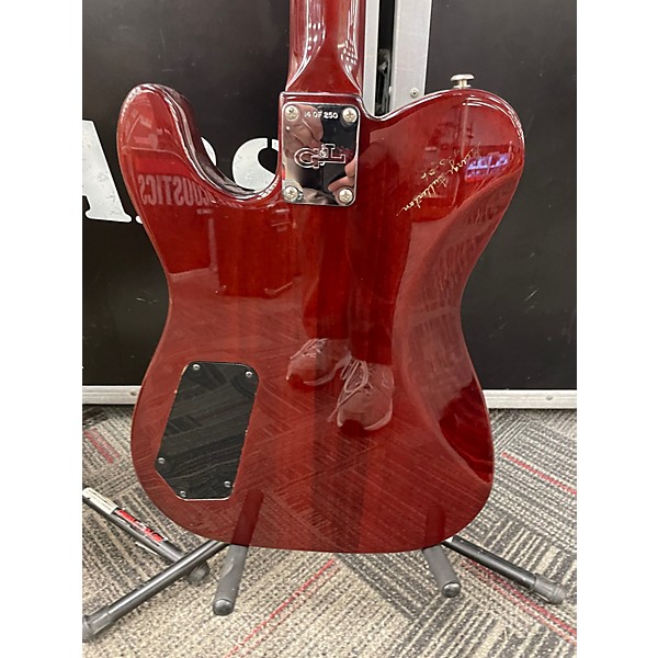 Used G&L 25th Anniversary ASAT Signed by George Fullerton Trans Red Solid Body Electric Guitar