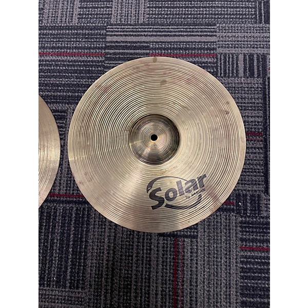 Used Solar by Sabian 14in 14 HATS PAIR Cymbal