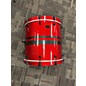 Used Spaun 4 Piece Custom Series Red Sparkle Drum Kit