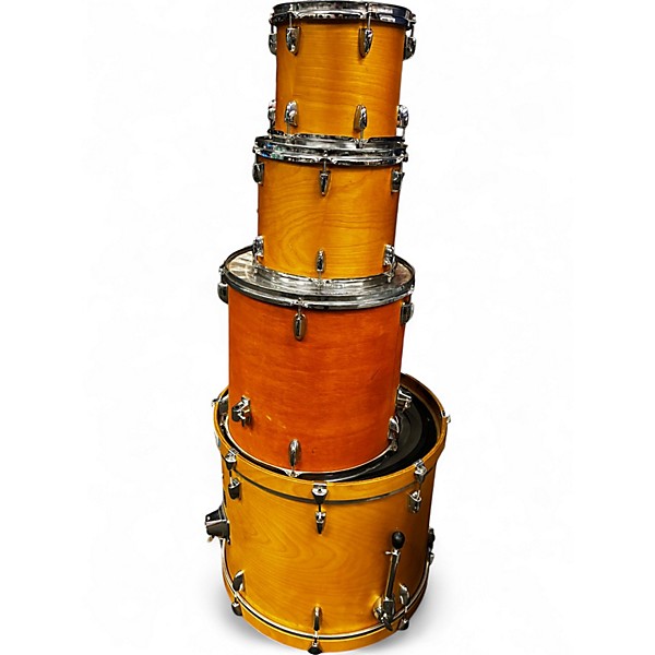 Used Yamaha 4 Piece Stage Custom Natural Drum Kit