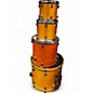 Used Yamaha 4 Piece Stage Custom Natural Drum Kit