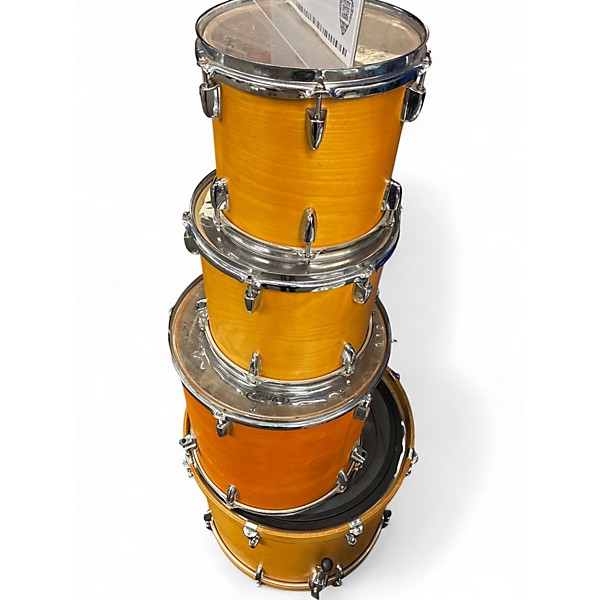 Used Yamaha 4 Piece Stage Custom Natural Drum Kit