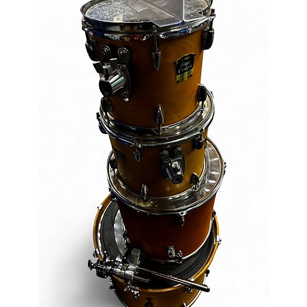 Used Yamaha 4 Piece Stage Custom Natural Drum Kit