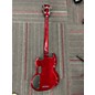 Used ESP LTD Viper 404 Trans Red Electric Bass Guitar