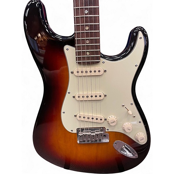 Used Fender AMERICAN DELUXE 3 Color Sunburst Solid Body Electric Guitar