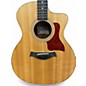 Used Taylor 214CE Natural Acoustic Electric Guitar