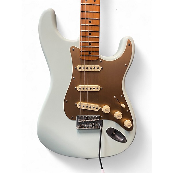 Used Squier 40TH ANNIVERSARY STRATOCASTER Seafoam Green Solid Body Electric Guitar
