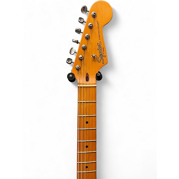 Used Squier 40TH ANNIVERSARY STRATOCASTER Seafoam Green Solid Body Electric Guitar