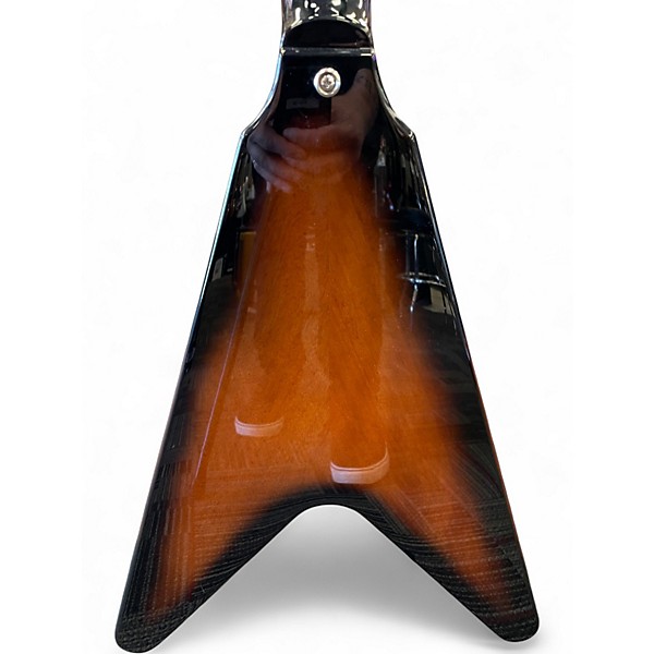 Used Epiphone Flying V 70's Tobacco Sunburst Solid Body Electric Guitar