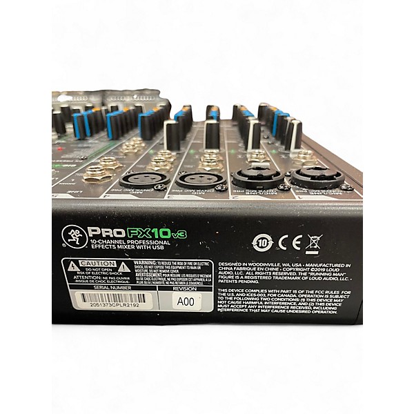Used Mackie ProFx10 Unpowered Mixer