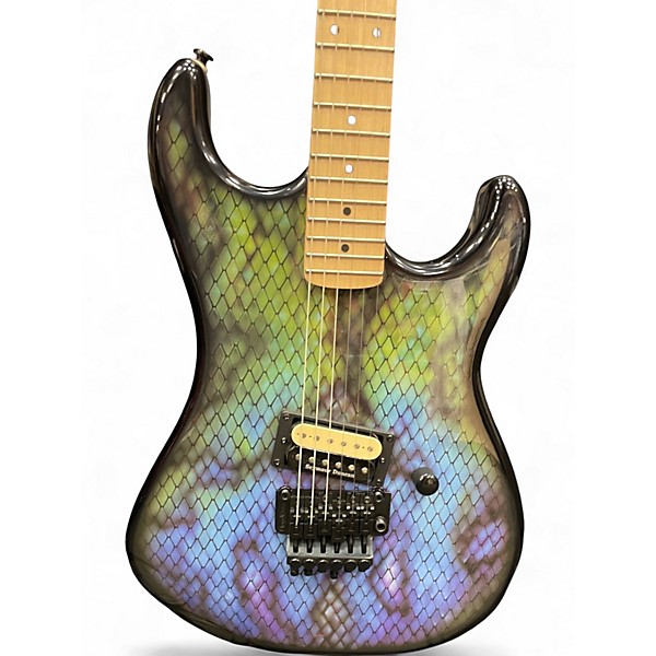 Used Kramer Baretta Viper Snakeskin Custom Graphic Solid Body Electric Guitar