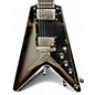 Used Epiphone Brent Hinds Flying V Custom Silverburst Solid Body Electric Guitar