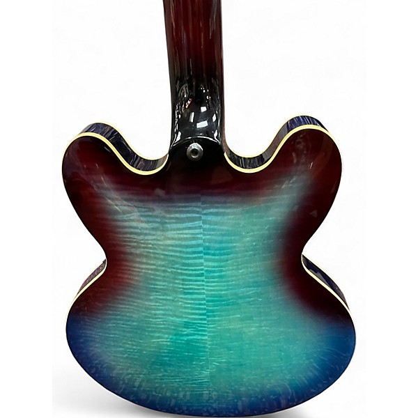 Used Epiphone ES335 FIGURED IG Blue Burst Hollow Body Electric Guitar