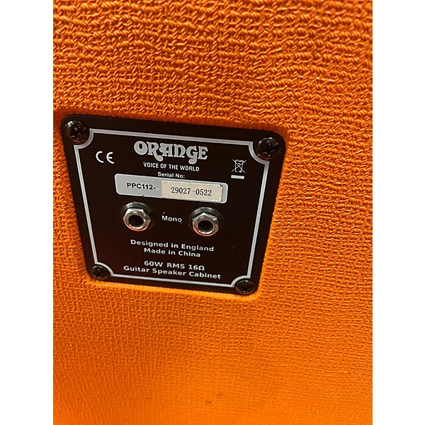 Used Orange Amplifiers PPC112C 1x12 Guitar Cabinet