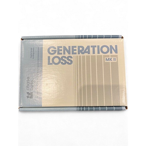 Used Chase Bliss GENERATION LOSS MKII Effect Pedal