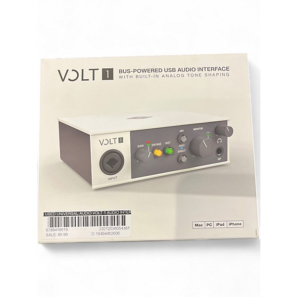 Used Universal Audio VOLT 1 Audio Interface