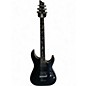 Used Schecter Guitar Research Damien Platinum 6 Black Solid Body Electric Guitar thumbnail