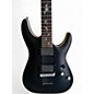 Used Schecter Guitar Research Damien Platinum 6 Black Solid Body Electric Guitar