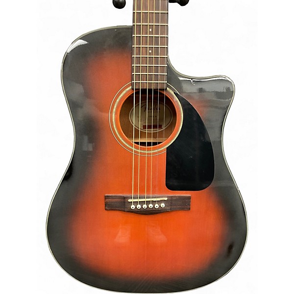 Used Fender CD60CE 2 Color Sunburst Acoustic Electric Guitar