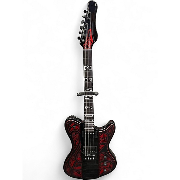 Used 2020s Schecter Guitar Research ULTRA Black Solid Body Electric Guitar