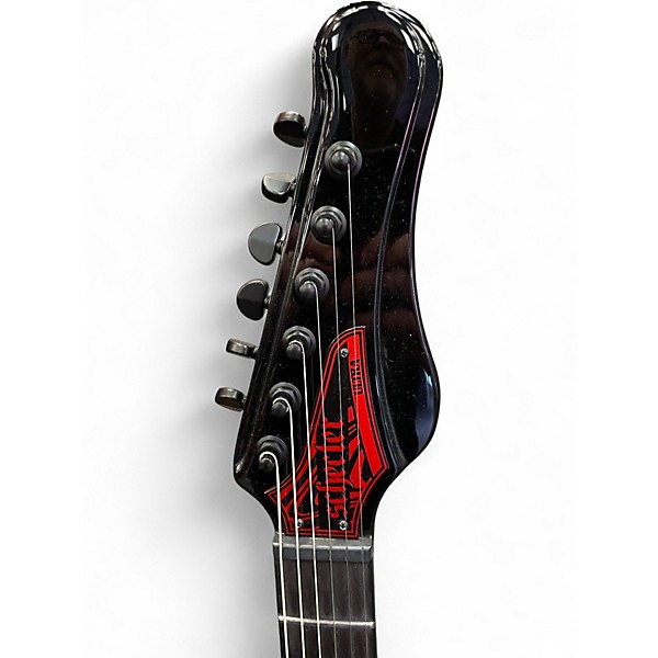Used 2020s Schecter Guitar Research ULTRA Black Solid Body Electric Guitar