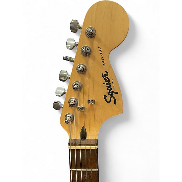 Used Squier Bullet Mustang HH Blue Solid Body Electric Guitar