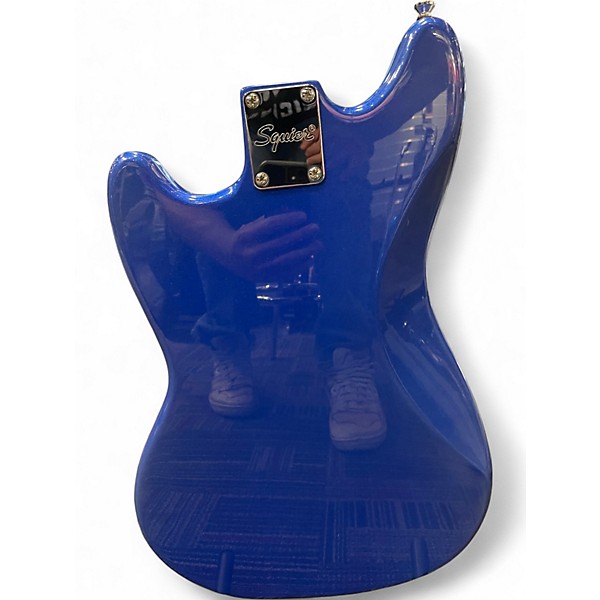 Used Squier Bullet Mustang HH Blue Solid Body Electric Guitar